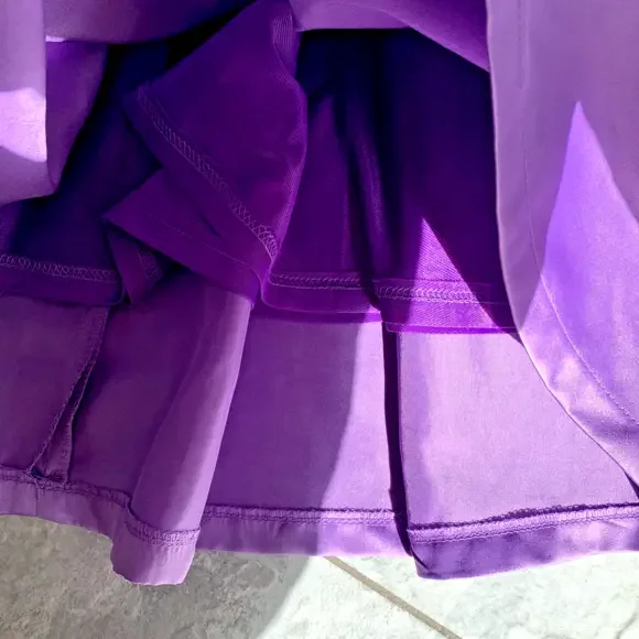 Lindy Bop Purple Swing Tea Dress A Line Size 12 - Picture 4 of 7